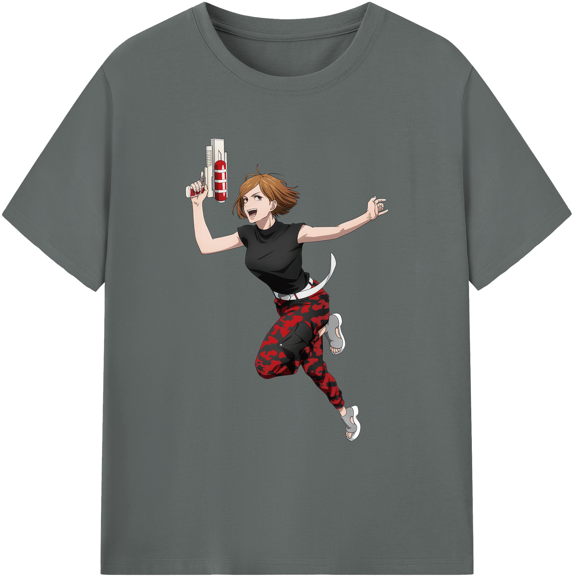（画像用） 呪術廻戦 Jujutsu Kaisen 綿100％ メンズ半袖Tシャツ｜肌触りやわらか＆通気性